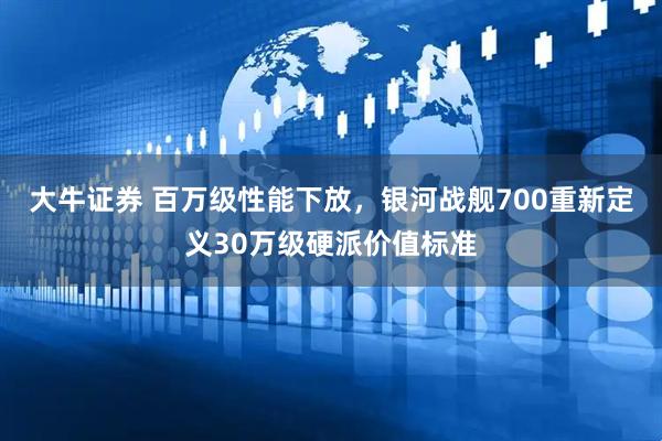 大牛证券 百万级性能下放，银河战舰700重新定义30万级硬派价值标准