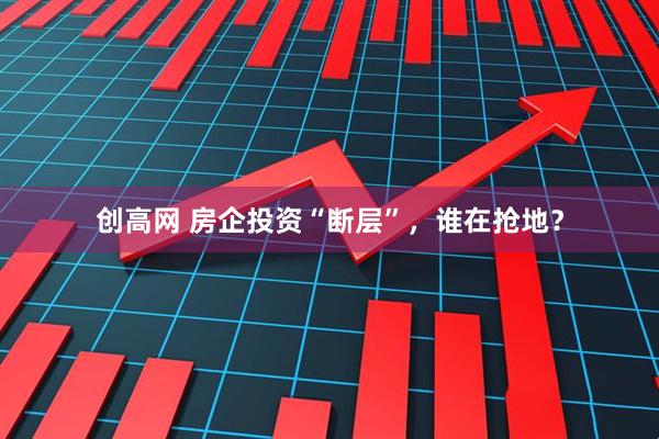 创高网 房企投资“断层”，谁在抢地？